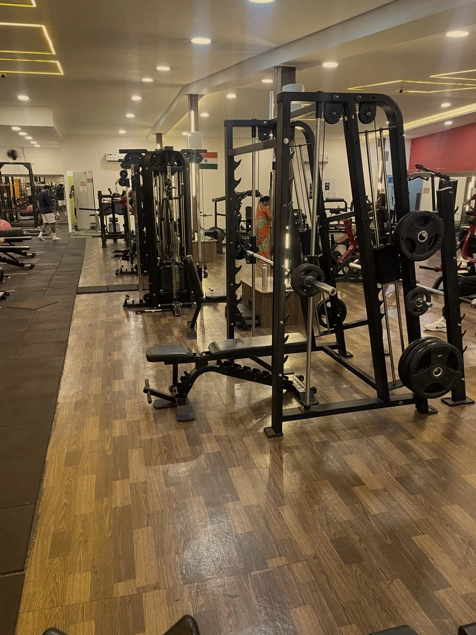 The training floor at Eagle Square Fitness, Powai