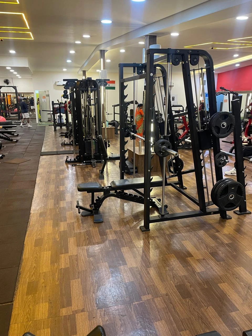 Strength equipment at Eagle Square Fitness near IIT Bombay